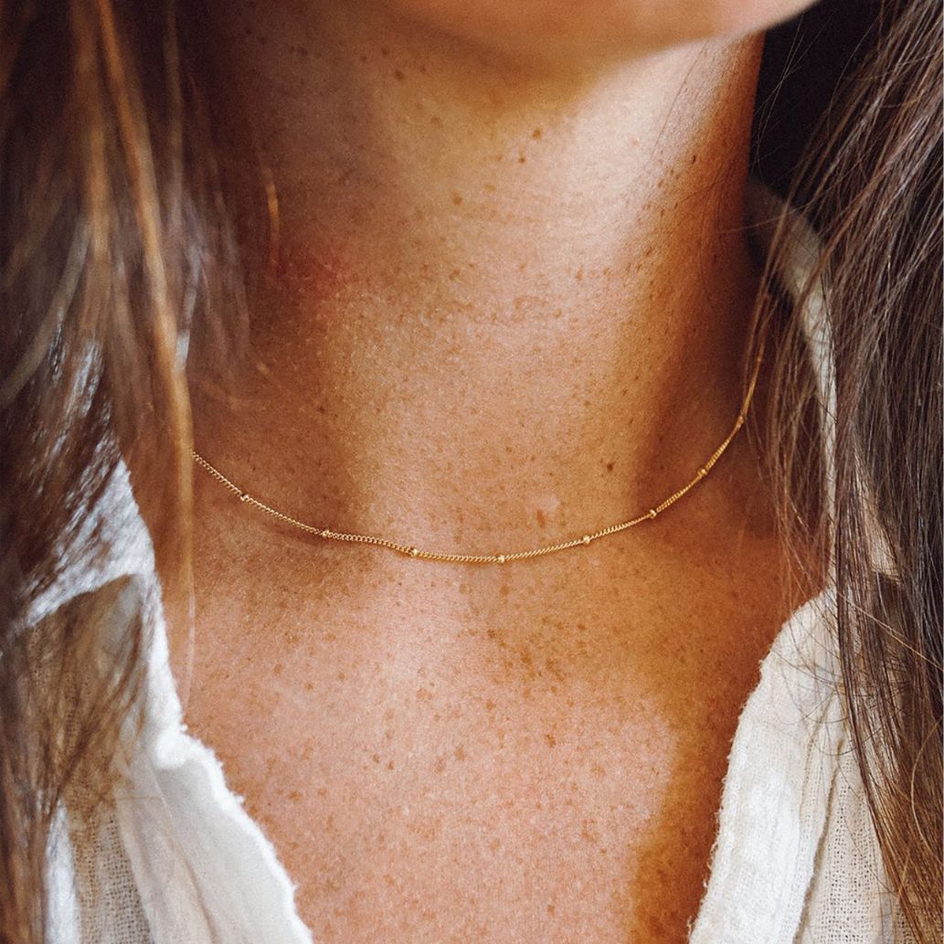 gold filled Satellite choker