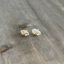 Load image into Gallery viewer, Herkimer Diamond Earrings Stud
