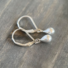 Load image into Gallery viewer, sterling silver teardrop earrings
