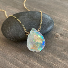 Load image into Gallery viewer, Angel Aura Quartz Crystal Necklace
