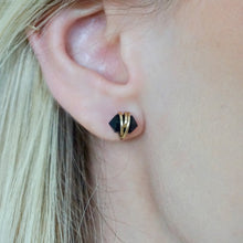 Load image into Gallery viewer, Black Onyx Earrings Studs
