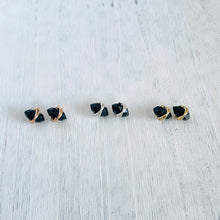 Load image into Gallery viewer, Black Onyx Earrings Studs
