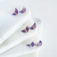 Load image into Gallery viewer, amethyst earrings
