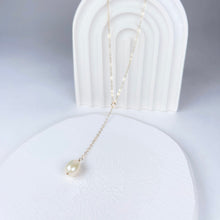 Load image into Gallery viewer, Dainty Pearl Drop Necklace
